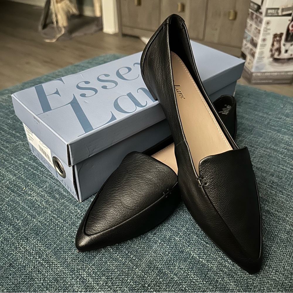 Essex Lane El-Aleanor Napa leather soft loafer flats